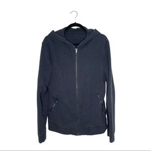 Lululemon Men's Top Cross Cut Zip Up Hoodie
Heathered Inkwell Size M